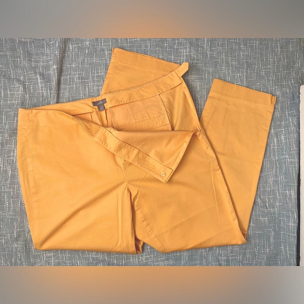 J. Jill Orange Capri Pants | Size 12 Stretch